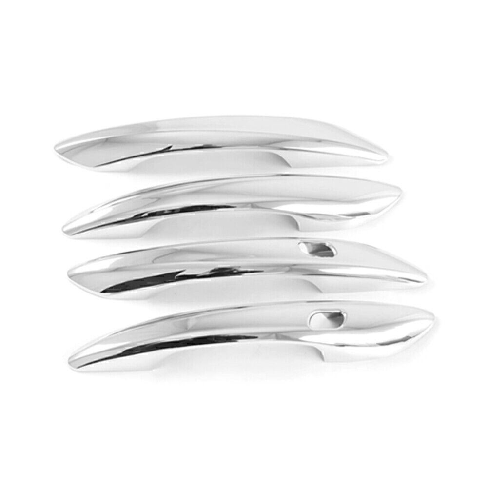 4x ABS Car Exterior Side Door Handle Cover Trim for Hyundai for Elantra 2021 Silver