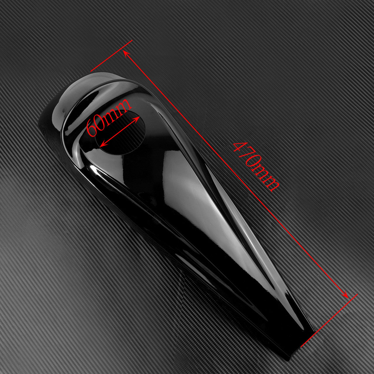 Gloss Black Dash Fuel Console Cover Fit for Harley Touring Road Glides 2008-2021 Q