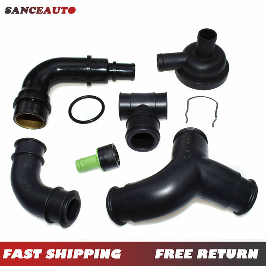 New PCV Crankcase Vent Valve & Breather Hose Kit for Audi A4 Quattro for VW for Passat n
