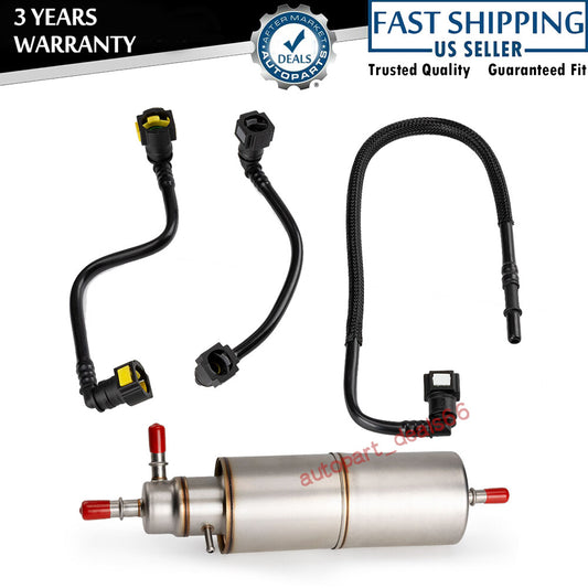 Fuel Filter kit w/ 3PCS Fuel Lines for Mercedes ML320 ML430 ML55 AMG 1634770701 Q