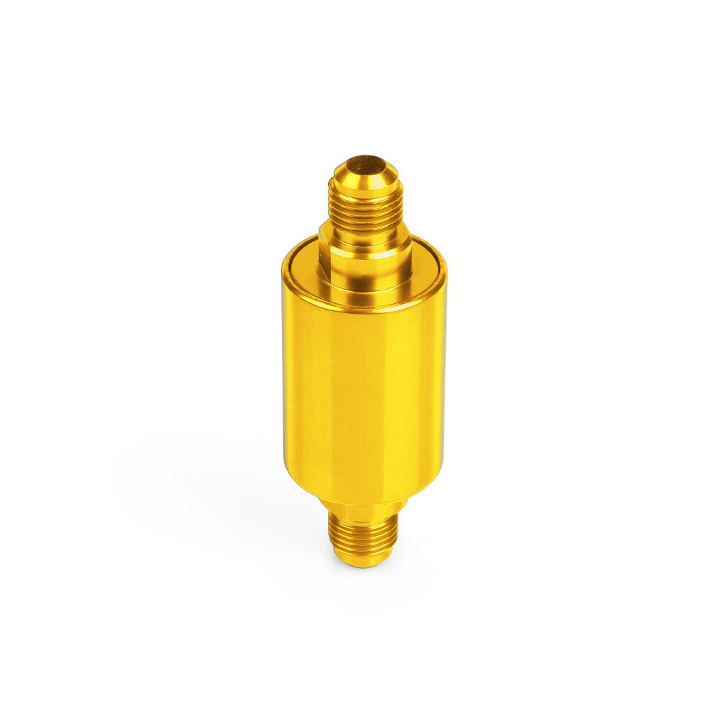 Car Flow Performance for Mini Oil Fuel Filter Inline With 100 Micron Element Gold Q
