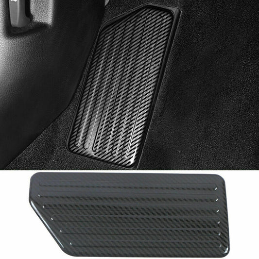 for Kia K5 2021-2023 Carbon Fiber Car Left Side Foot Rest Pedal Panel Cover Trim