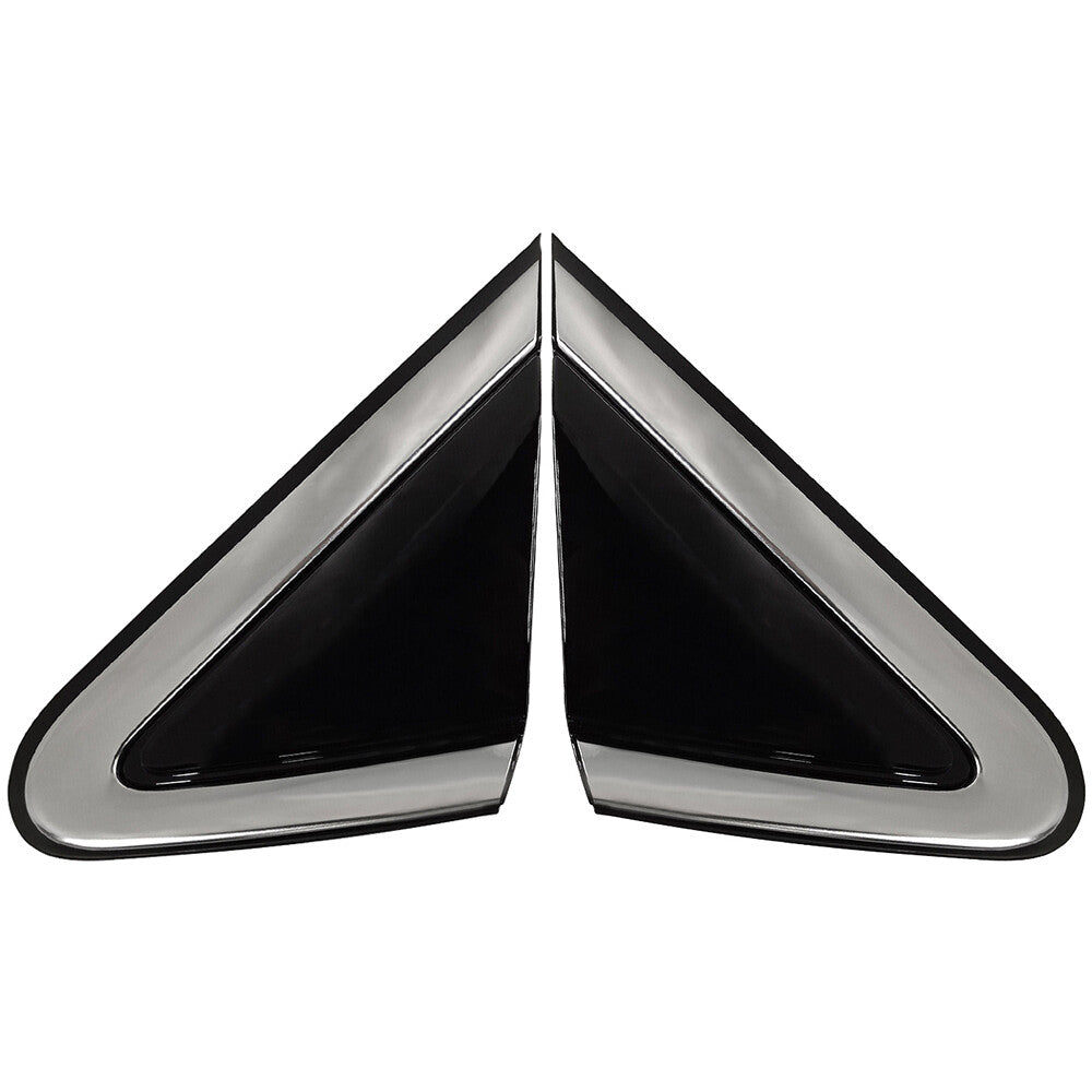 2PCS Mirror Corner Triangle Molding Fender Fits for Nissan Murano 2015-2018 RH  LH