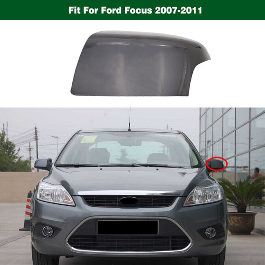 1Pcs Side View Mirror Cover Cap Housing Left Driver Fit for Ford Focus 2007-2011