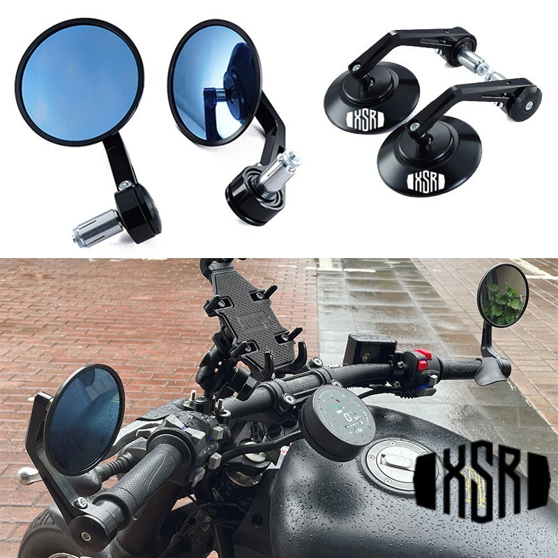 for YAMAHA XSR700 XSR 700 XSR900 XSR 900 XSR125 Bar End Mirrors Retro Rearview