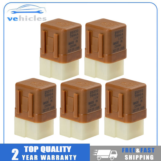 5Pcs Multi-Purpose Relay 25230-7996A 25230-79964 for Nissan for Infiniti RELAY-127