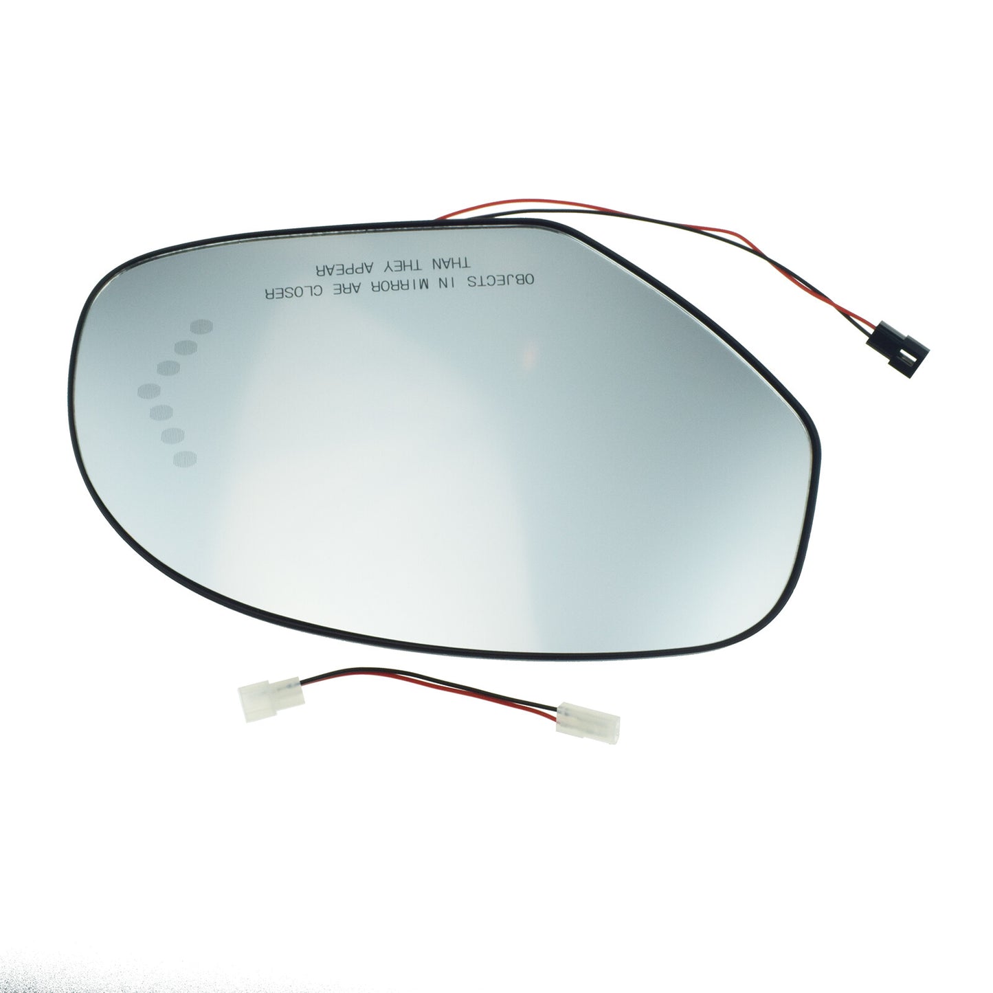 Heated Mirror Glass Signal Right Side Fits 2007-13 for Silverado Tahoe for GMC - v