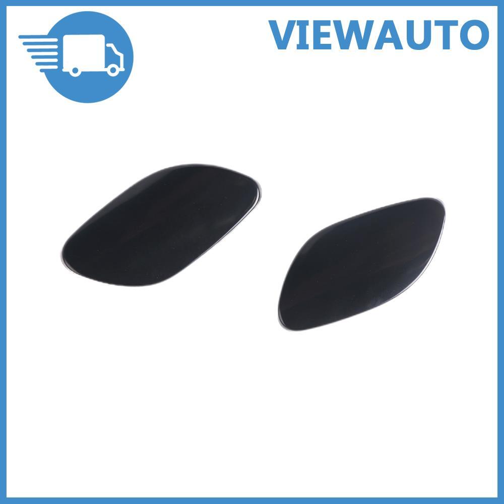 2Pcs Front Bumper Headlight Washer Cover Cap Left+Right For 2007-2013 for Volvo S80 Q