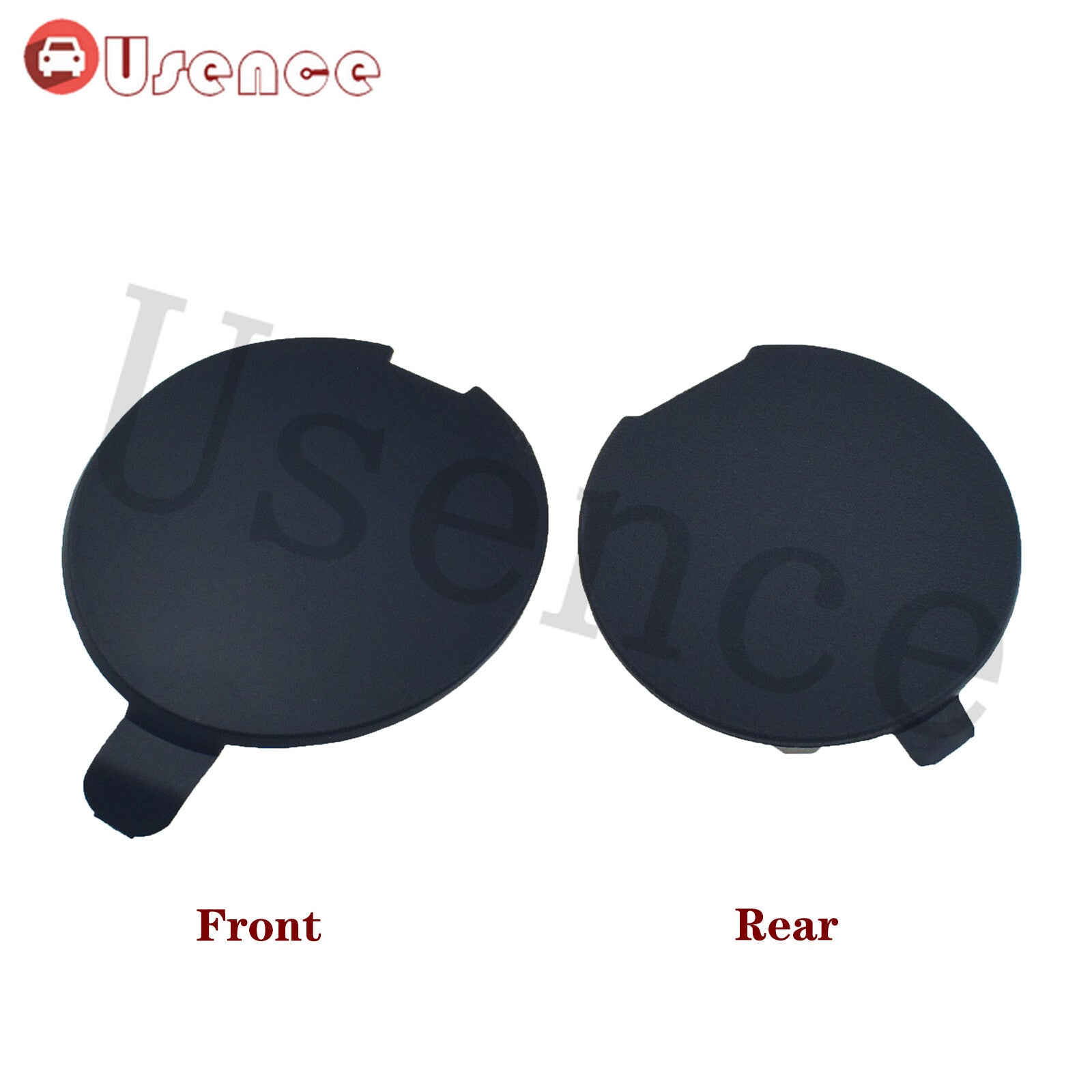 2Pcs Front  Rear Bumper Trailer Cap Tow Hook Cover for Mazda CX-30 2020-2023