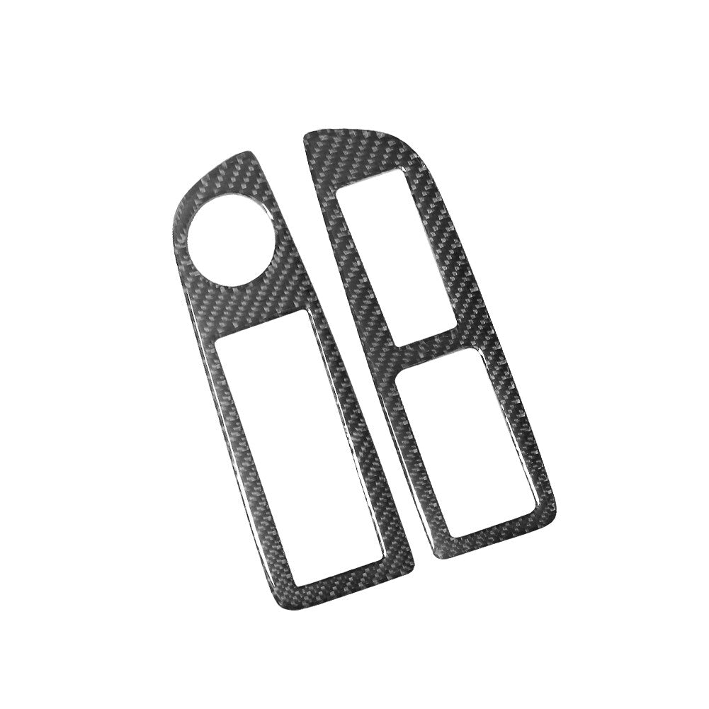 4Pcs Red Door Speakers Frame Trim Carbon Fiber Sticker for Audi A4 S4 2005-2008 v