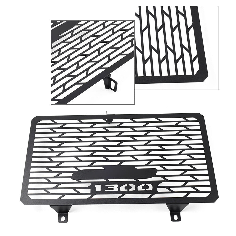 Black Motorcycle Radiator Grille Guard Cover Protector for HONDA CB1300 03-08