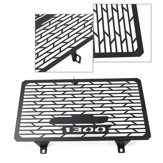 Black Motorcycle Radiator Grille Guard Cover Protector for HONDA CB1300 03-08
