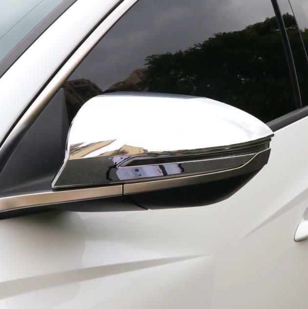 for Hyundai for Tucson 2021 2022 2023 Chrome Side Rearview Mirror Decor Cover Trim