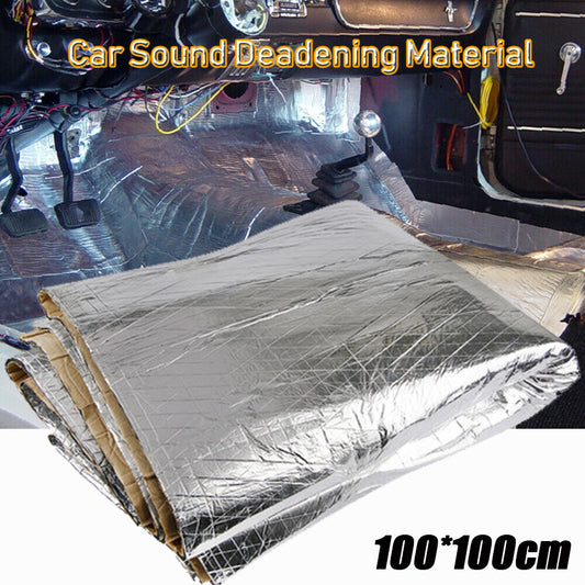 Heat Shield Car Insulation and Soundproofing Pad 100100 cm