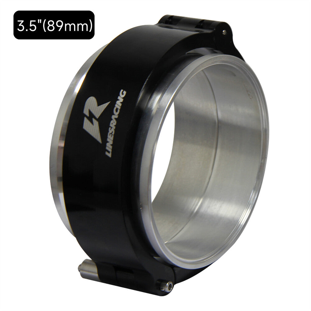 3.5'' 89mm Aluminum HD Intake V-Band Clamp Flange Intercooler Pipe Quick Release