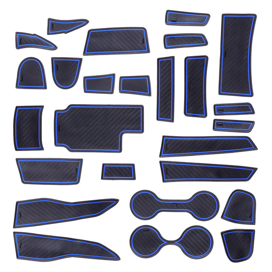 Console Cup Door Liner Mat Anti-slip Fit for Chevy Colorado for GMC for Canyon 2015-2021 v