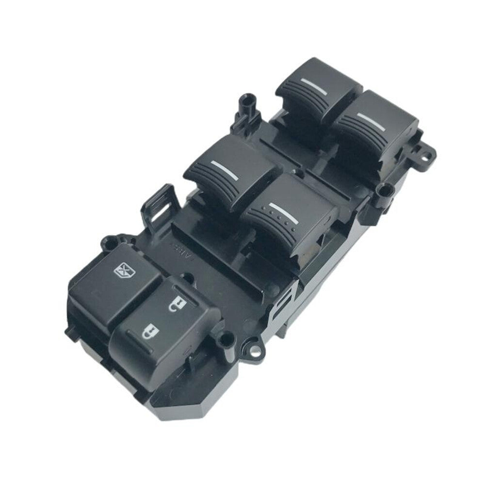 The power window switch button is located on the front left of the for Acura MDX 3.5L (model number 35750-TZ5-A01) from 2014 to 2020.