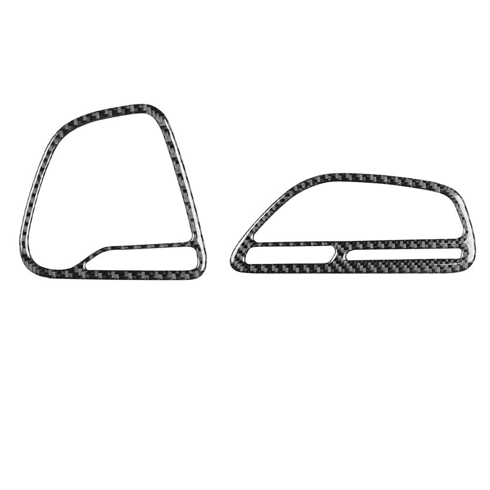Carbon Fiber Dashboard Right Left Vent Trim Cover for Dodge for Challenger 2015-2020