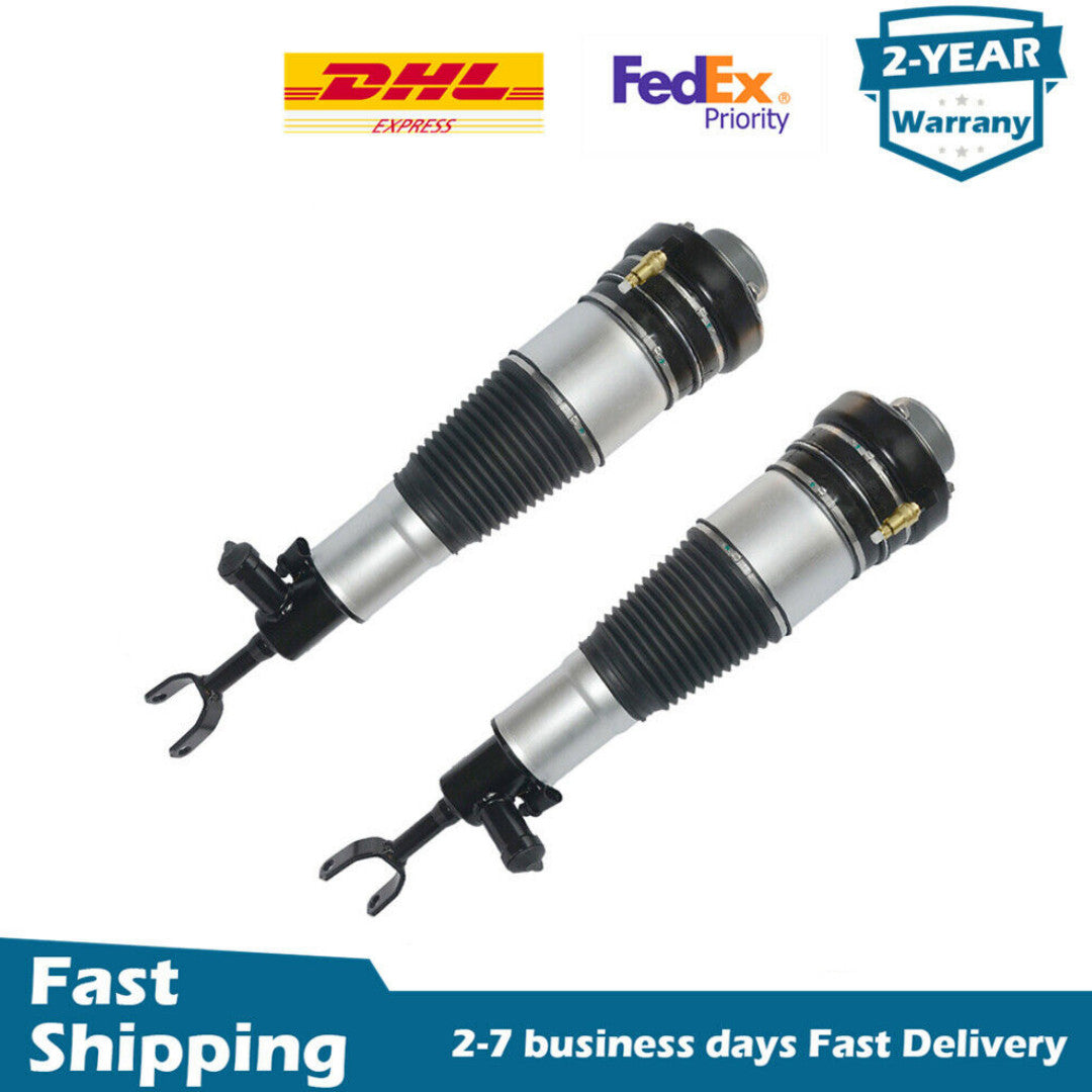 2X Front Left Right Air Suspension Struts Fit for Audi A6 Avant C6 S6 4F Quattro