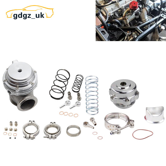 44MM External Wastegate External Turbo w/ V-Band Flange 50mm Blow Off Valve BOV