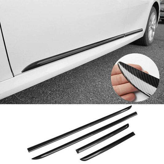 for Toyota for Camry 2018-23 Carbon Fiber Side Door Body Guard Molding Cover Trim 4x