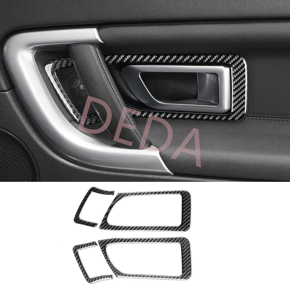 Carbon Fiber Inner Rear Door Handle Cover for Land Rover Discovery Sport 2015-19