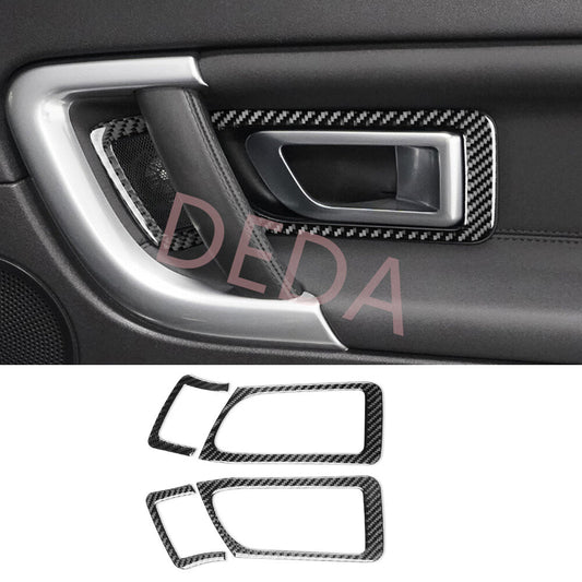 Carbon Fiber Inner Rear Door Handle Cover for Land Rover Discovery Sport 2015-19