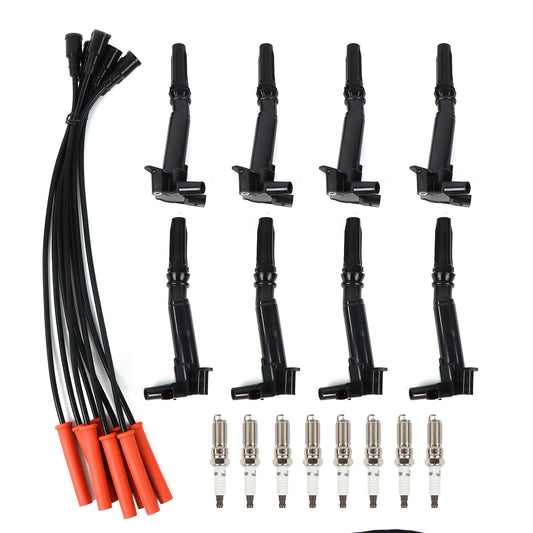 8PC Ignition Coil Spark Plug for UF639 UF631 2010-2017 for Ford F150 F250 F-350 6.2L