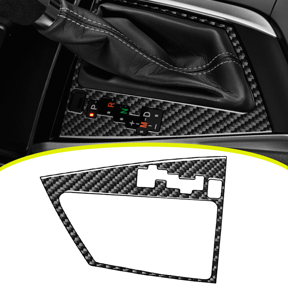 Carbon fiber trim for car gear shift cover suitable for 2014-2018 for Corolla Levin. n