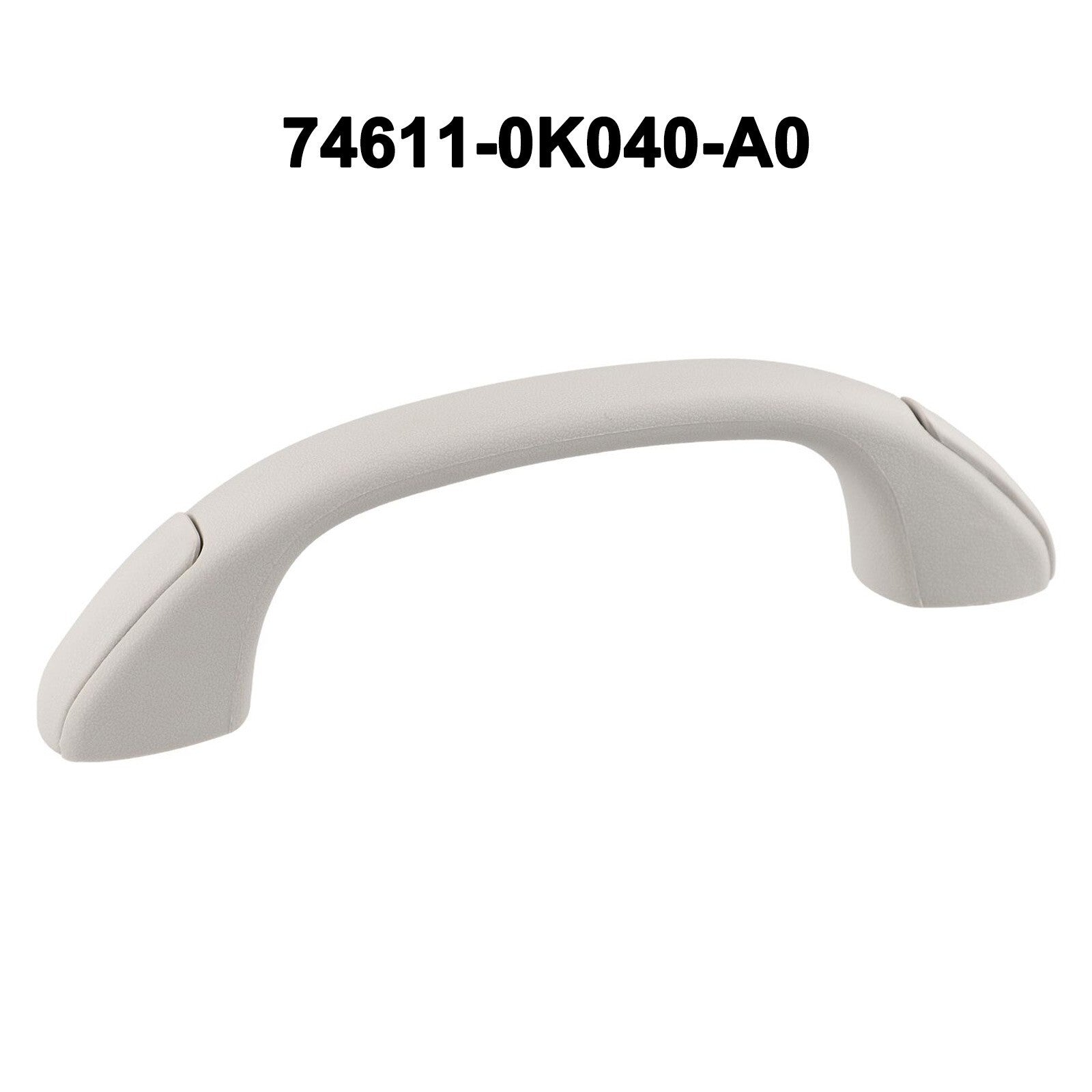 Easy-to-install car interior roof handle trim for Toyota Hilux, grey.
