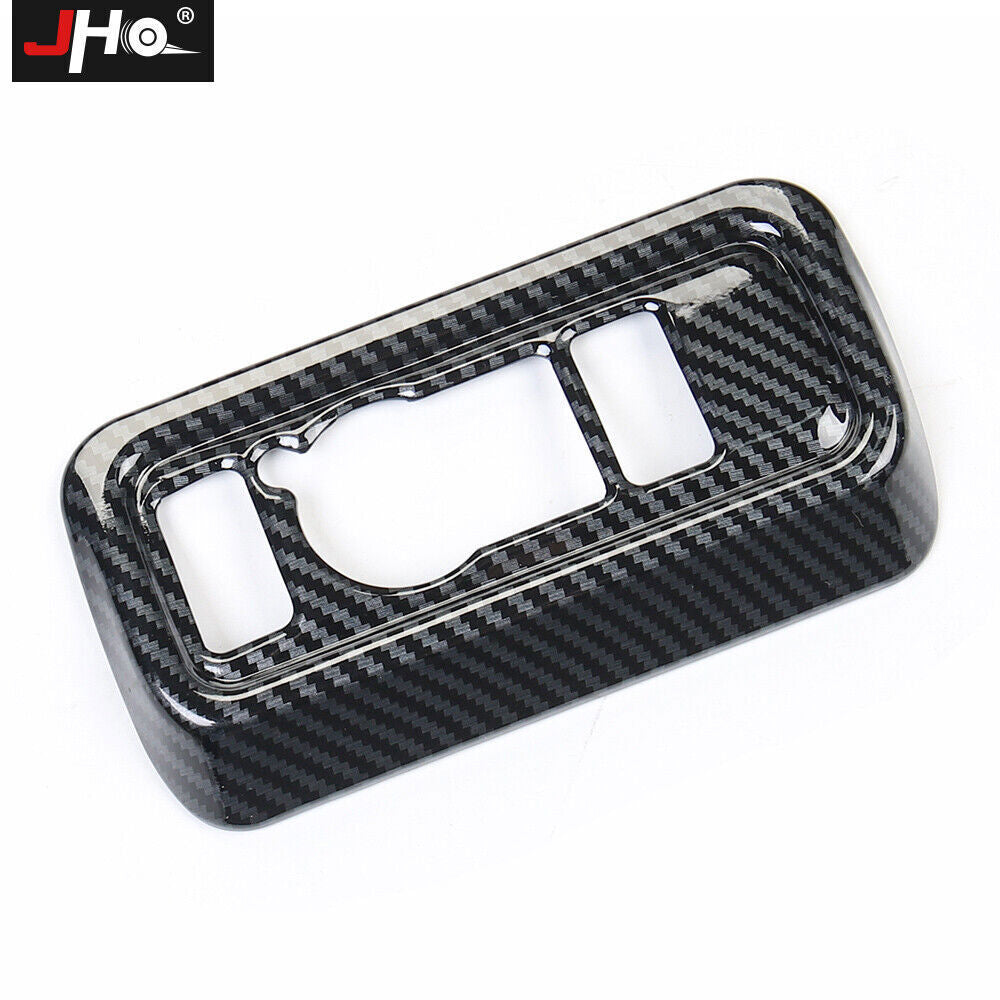 for Ford Explorer 2020-2022 Carbon Fiber Interior Head Light Switch Cover Trim
