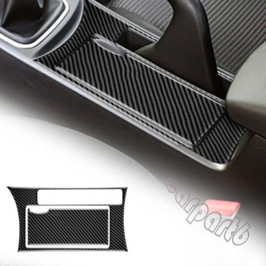 for Mazda 3 10-2013 Gear Shift Panel Cover Storage Box Carbon Fiber Sticker