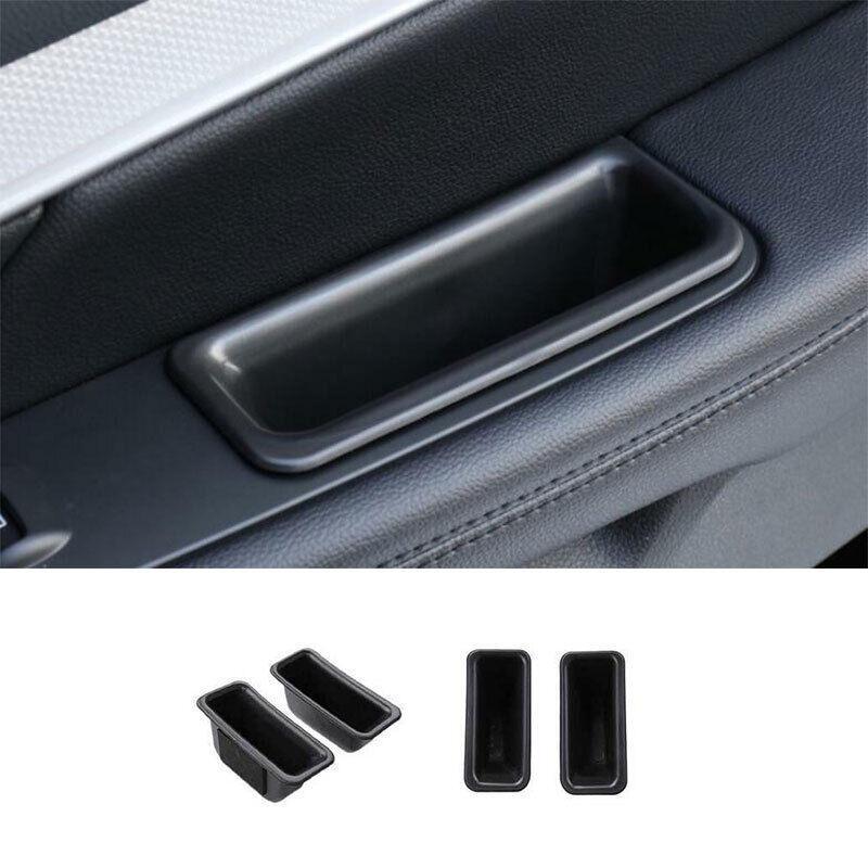 Inner Door Storage Box Frame Trim 4PCS for Ford Explorer 2016-2019 Primer Black