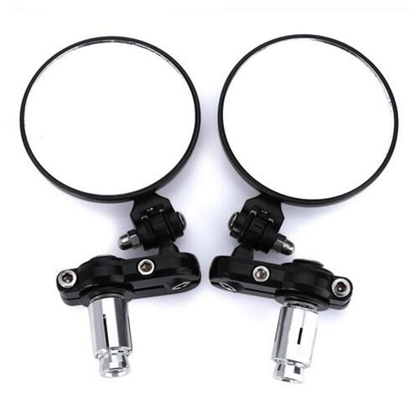 Moto Multi Angle Adjustable Aluminum 7/8 Handlebar Bar End Rearview Side Mirror