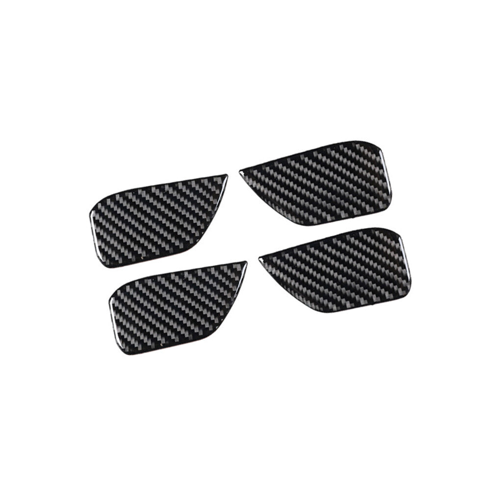 Carbon Fiber Rear Central Storage Box Cover Frame Trim for KIA Sedona 2015-2016 v