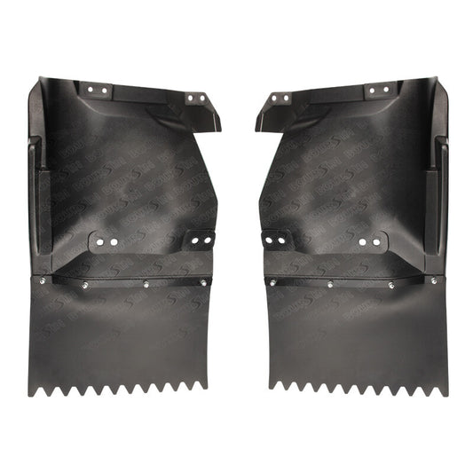 PAIR MUD GUARD WITH FLAP for ISUZU NPR NPR-HD NQR NRR FRONT WHEEL 2008-2023 Q