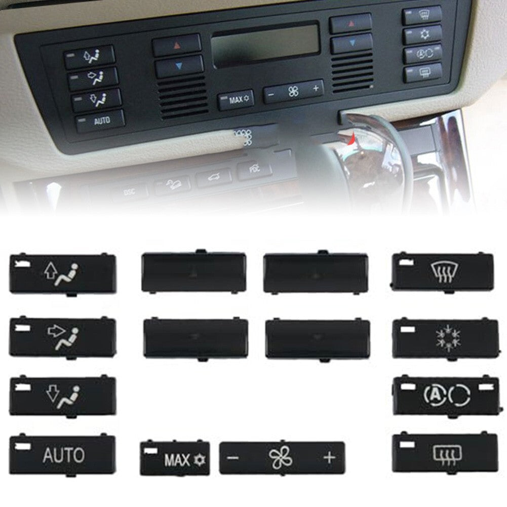Air Con Heater Climate Ventilation Contral Button Switch Set for E39 X5 E53 v