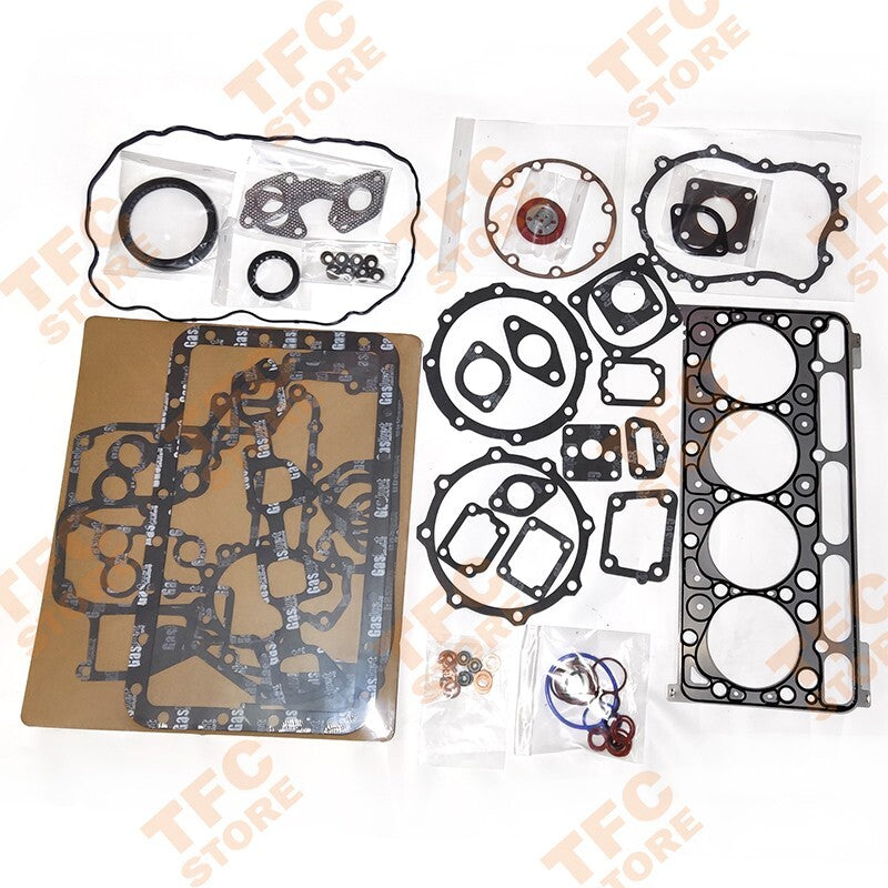 V2403 Overhaul Gasket Kit Set with Head Gasket for Kubota Engine Full Gasket