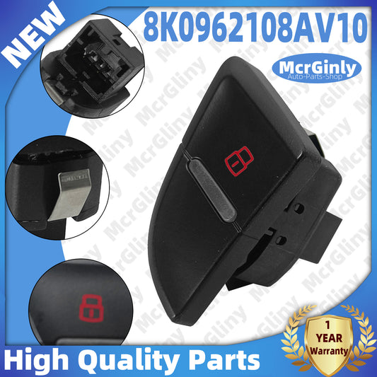 Rear right center door lock switch for Audi A4 Quattro S4 A4 8K0962108AV10- n