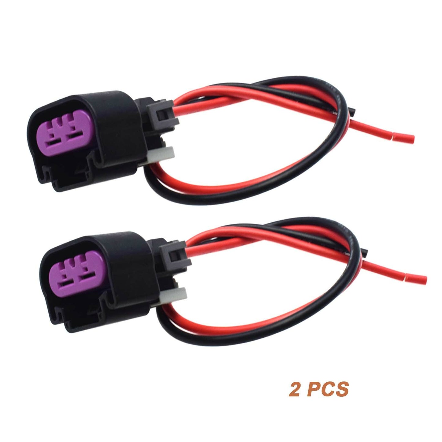 2-Pack Universal Truck 2005-12 Electric Fan Tail Connector Switch Wiring Harness - n
