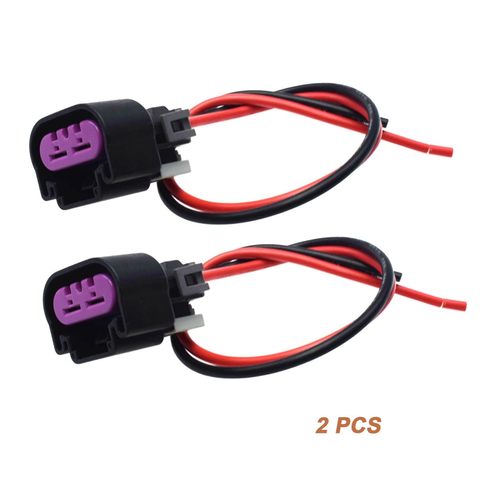 2-Pack Universal Truck 2005-12 Electric Fan Tail Connector Switch Wiring Harness - n