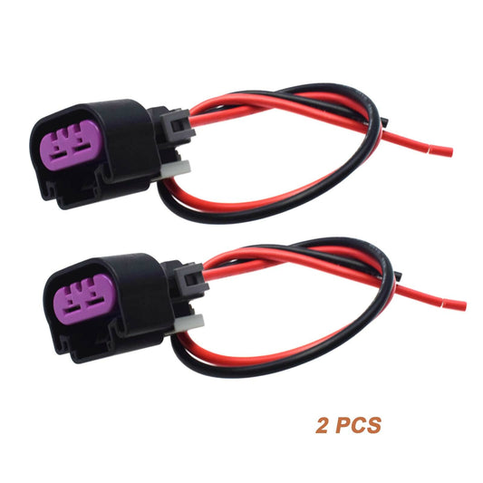 2-Pack Universal Truck 2005-12 Electric Fan Tail Connector Switch Wiring Harness - n