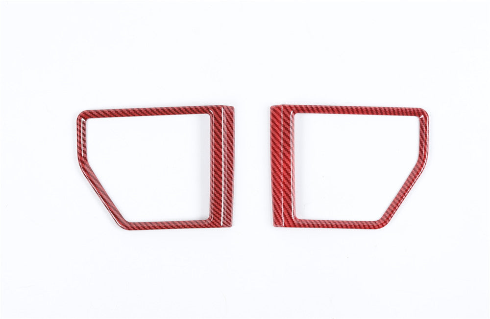 Interior Door Speaker Cover Trim for Suzuki for Jimny 2019-2022 ABS Red Carbon Fiber