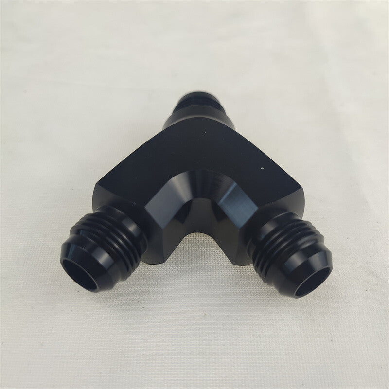 2pcs -6AN AN 6 Y Fuel Block Fitting Junction Coupler Adapter 6/6/6 T -6/-6/-6
