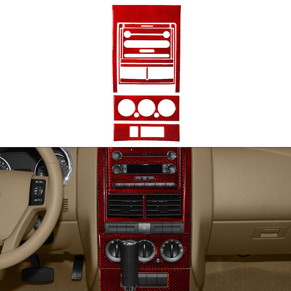 for Mazda MX-5 2016-2020 Carbon Fiber Interior Center Air Vent Outlet Cover Trim v