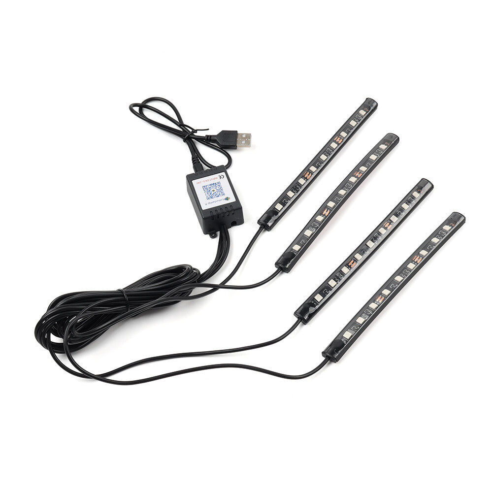 RGBMusic VoiceControl Floor Atmosphere Light Decorative Foot Lamp Q