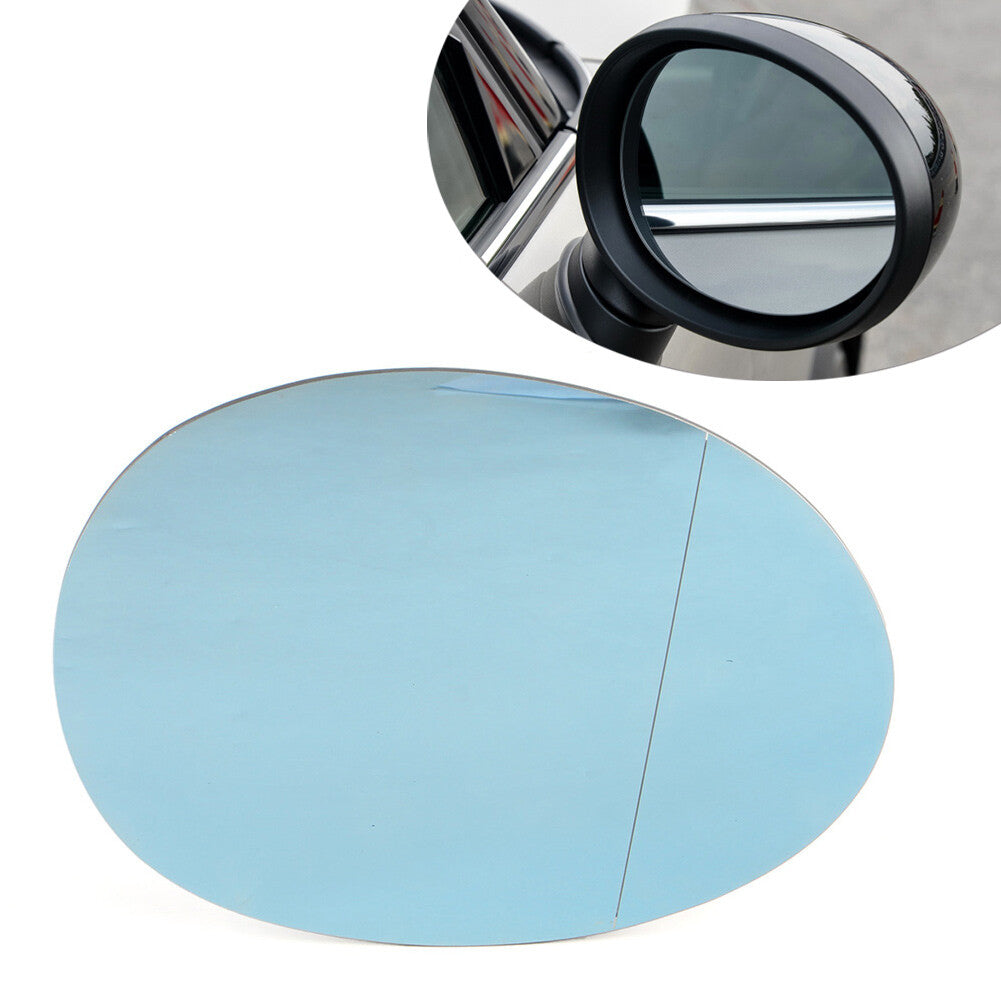 1x Right Rear View Heated Mirror Glass Blue for Mini Clubman F54 F55 F56 F57 F60