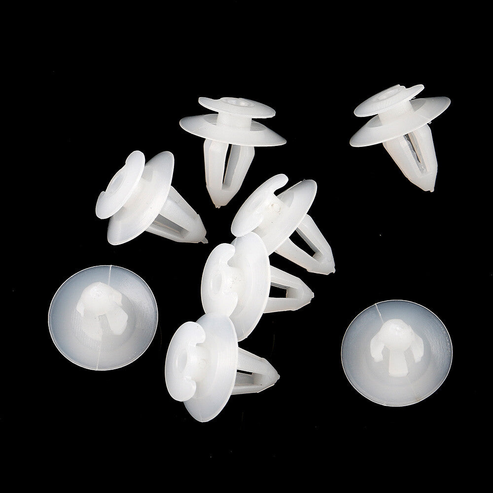 10Pcs Interior Door Panel Trim Mounting Fixing Clips for Benz A0039884178 White