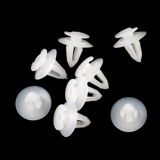 10Pcs Interior Door Panel Trim Mounting Fixing Clips for Benz A0039884178 White