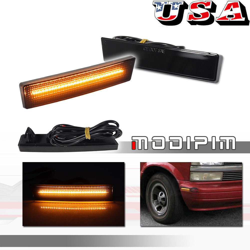 Smoke amber side marker parking light suitable for 95-05 Astro/ for GMC Safari Van- v